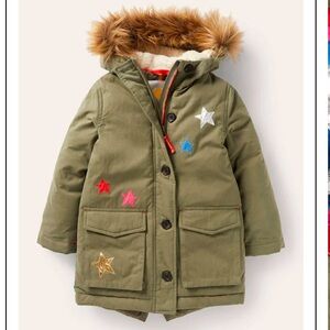 Mini Boden Green Jacket Size 5-6